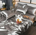 Velouria Silky Satin Duvet Cover, 17 Colours, 5 Sizes Plus Pillowcases