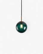 Lampa wisząca VeraLux Vintage-Glow, przyciemniane szkło, sześć wariantów kolorystycznych