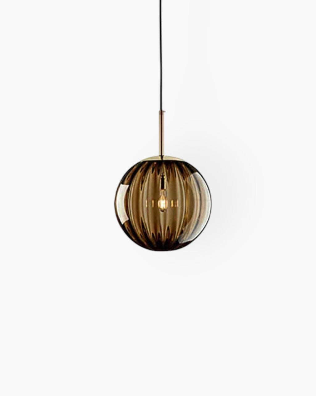 Lampa wisząca VeraLux Vintage-Glow, przyciemniane szkło, sześć wariantów kolorystycznych