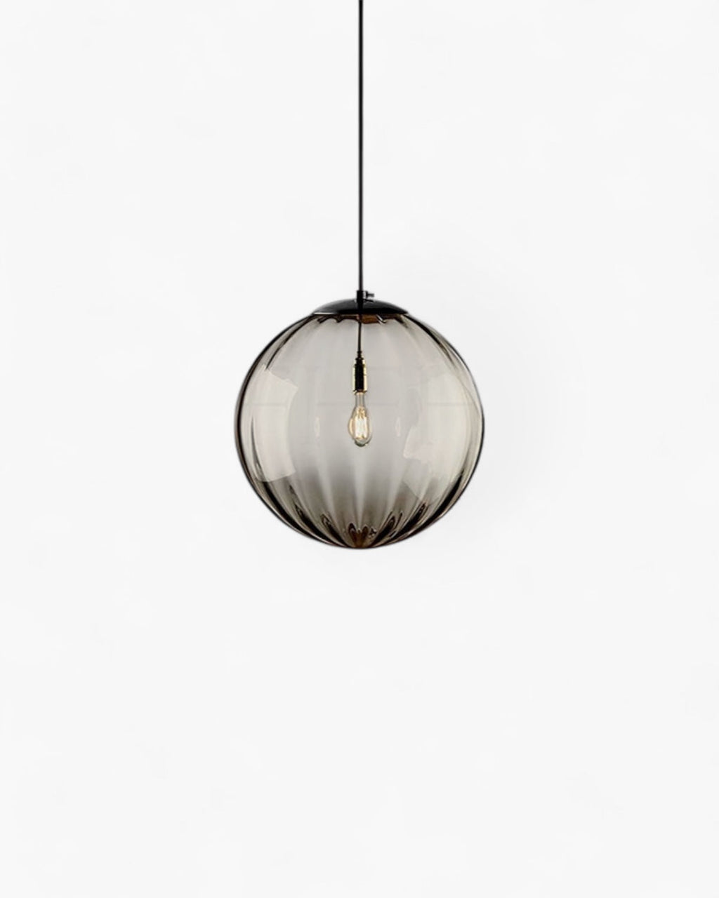 Lampa wisząca VeraLux Vintage-Glow, przyciemniane szkło, sześć wariantów kolorystycznych