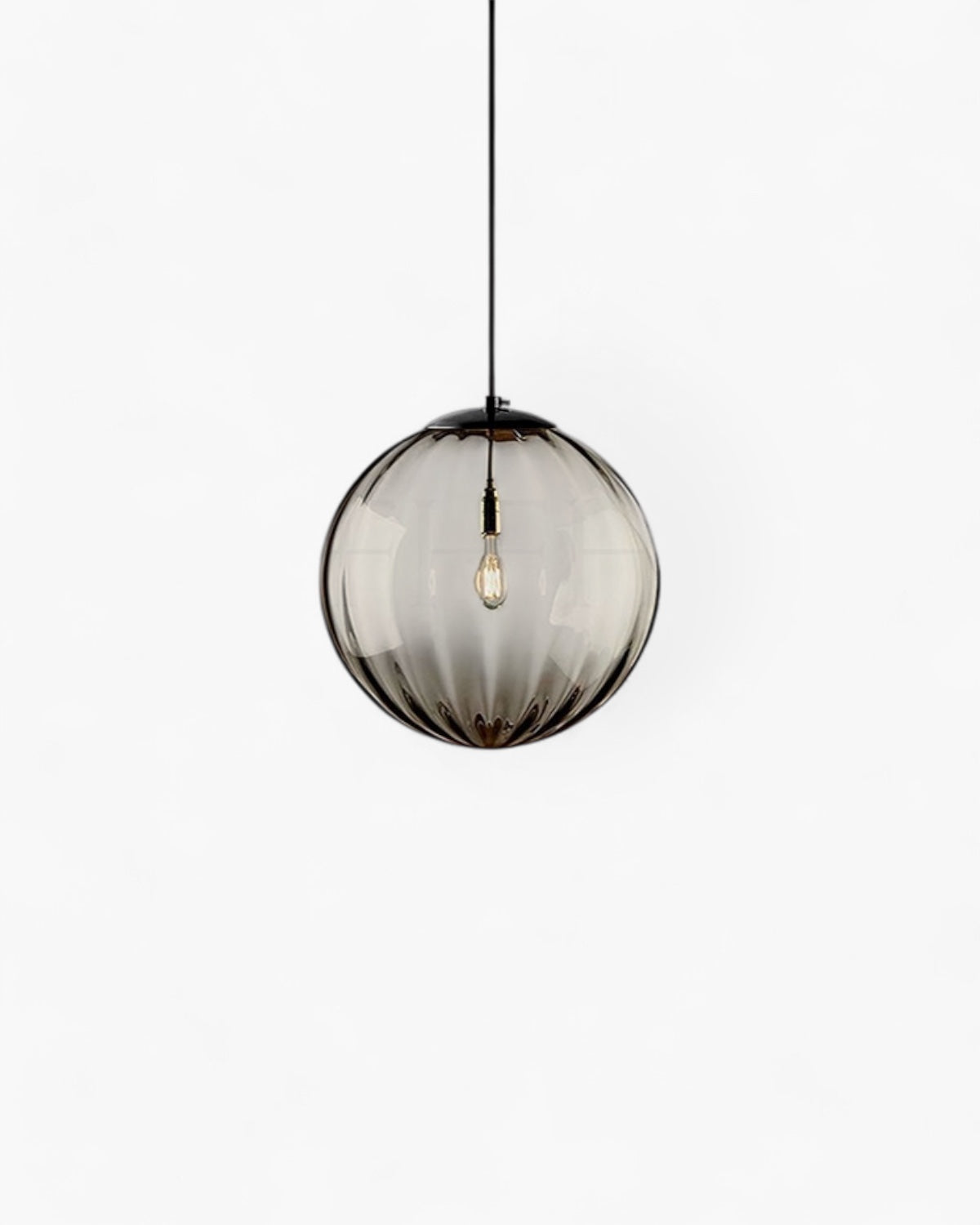 Lampa wisząca VeraLux Vintage-Glow, przyciemniane szkło, sześć wariantów kolorystycznych