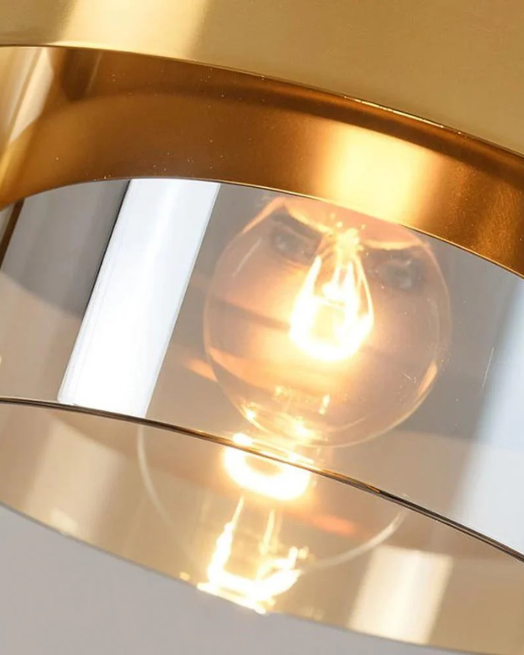 Lampada a sospensione Solara Industrial-Edge, vetro e metallo, due colori