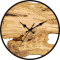Orologio da parete rotondo AstraLume con quadrante in acrilico trasparente, design minimalista