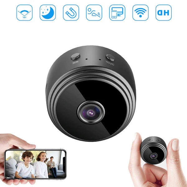 NovaGuard Mini 1080P WiFi-kamera babamonitorozáshoz és otthonbiztonsághoz