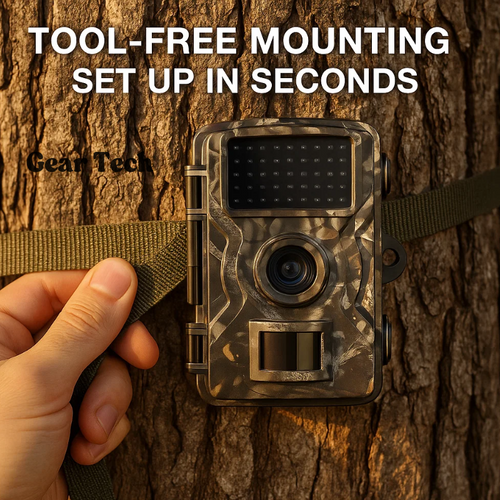 AstraGuard Pro 16MP Trail Camera With Night Vision, 1080P