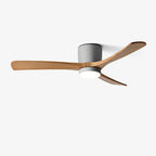LED-Deckenventilator im nordischen Everwood-Holzlook in 25, 42 oder 52 Zoll