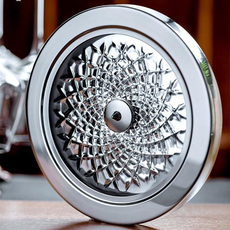 Aurelia Hand-Blown Crystal Wine Decanter With 360° Rotating Aerator