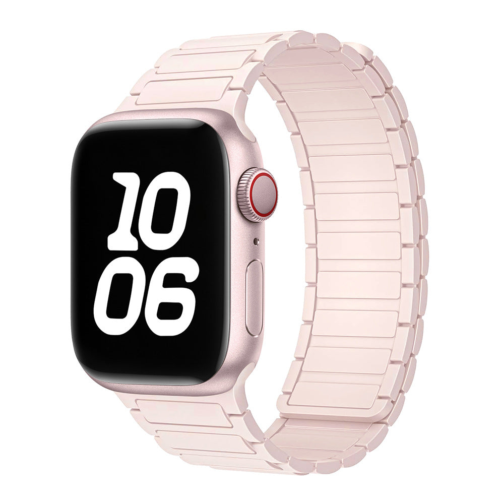 Pulseira NexaLoop para Apple Watch, fecho de loop magnético em silicone