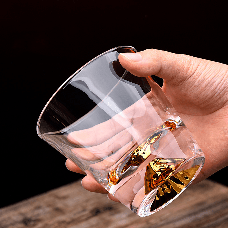 Zestaw szklanek do whisky Edo Kiriko, ręcznie cięty japoński kryształ