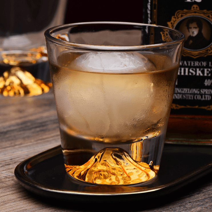 Zestaw szklanek do whisky Edo Kiriko, ręcznie cięty japoński kryształ