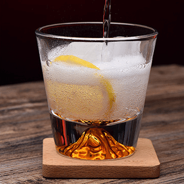Zestaw szklanek do whisky Edo Kiriko, ręcznie cięty japoński kryształ