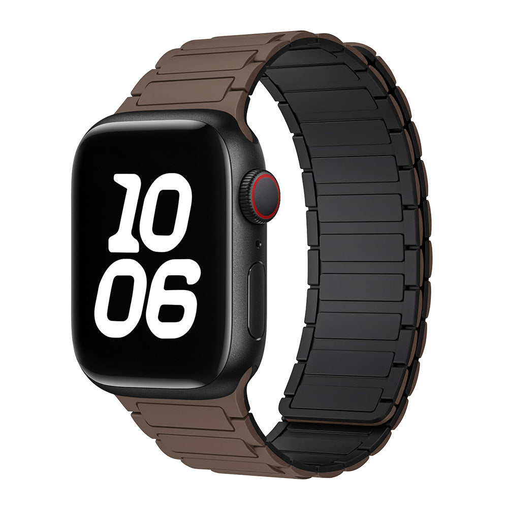 Pulseira NexaLoop para Apple Watch, fecho de loop magnético em silicone