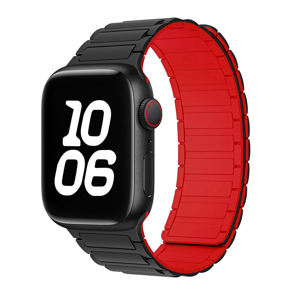 Pulseira NexaLoop para Apple Watch, fecho de loop magnético em silicone
