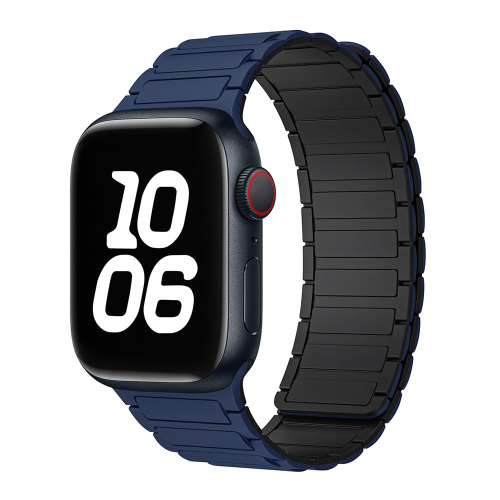 Pulseira NexaLoop para Apple Watch, fecho de loop magnético em silicone