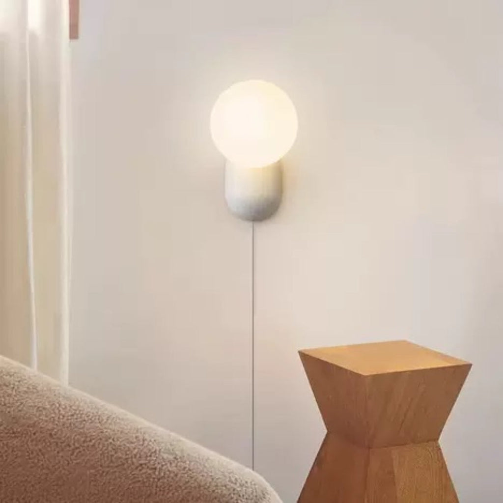 Valentina Modern LED Indoor Wall Lamp Lovely Resin Glass Bedroom/Living Room | Fioriscas