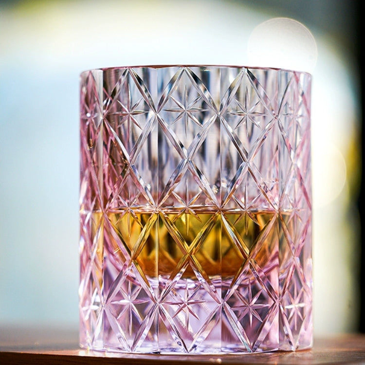 Copo de Whisky Hoshira Celestial Edo Kiriko em Caixa de Presente de Madeira
