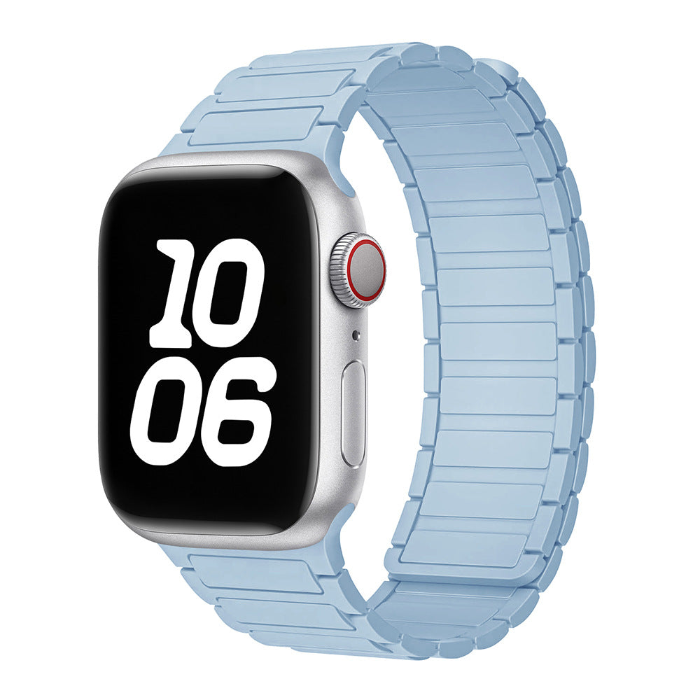 Pulseira NexaLoop para Apple Watch, fecho de loop magnético em silicone