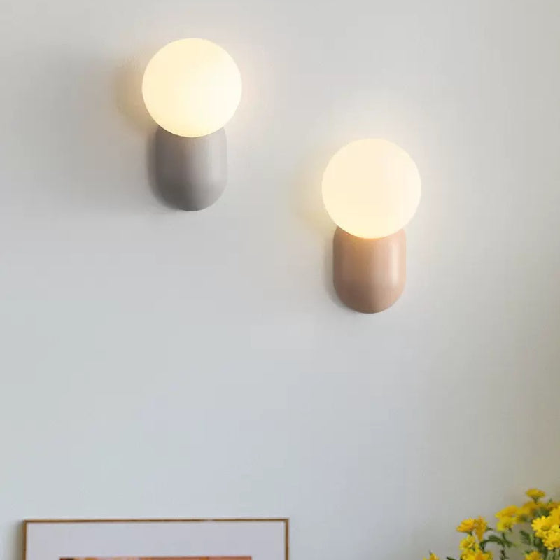 Valentina Modern LED Indoor Wall Lamp Lovely Resin Glass Bedroom/Living Room | Fioriscas