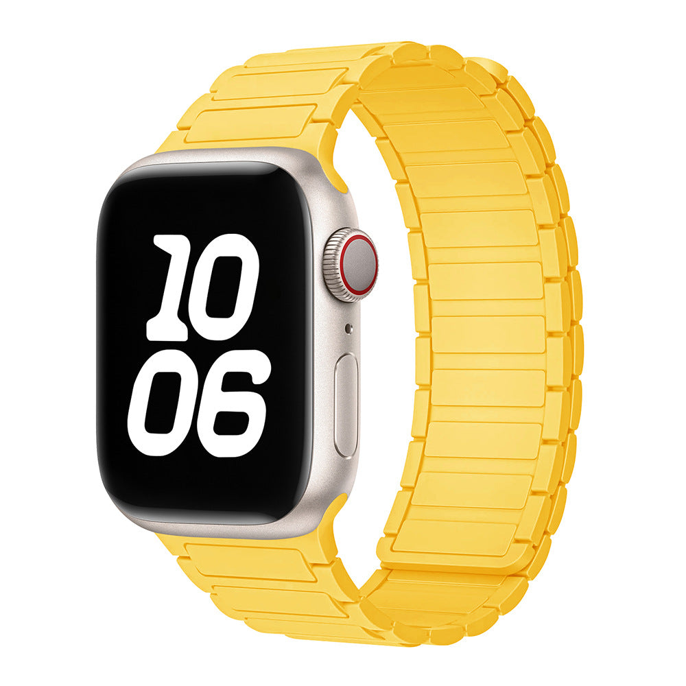 Pulseira NexaLoop para Apple Watch, fecho de loop magnético em silicone