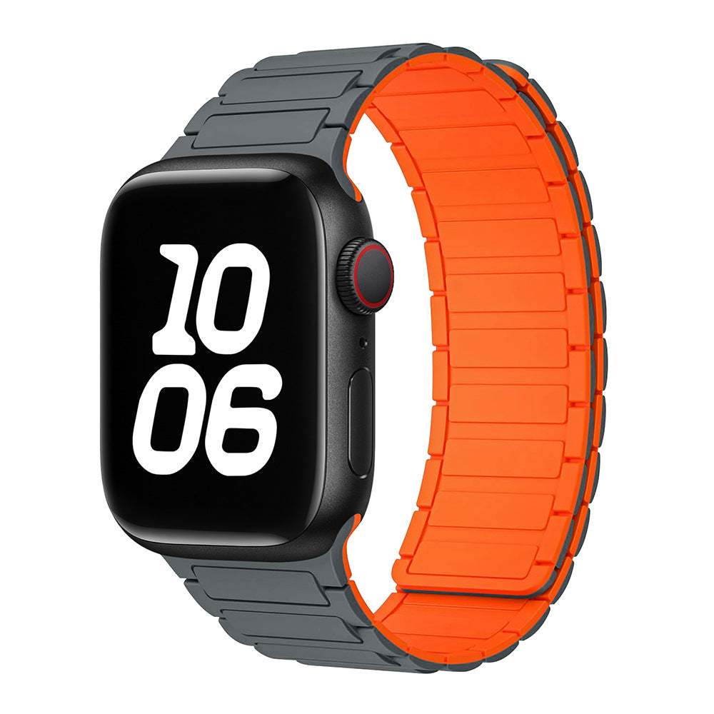 Pulseira NexaLoop para Apple Watch, fecho de loop magnético em silicone