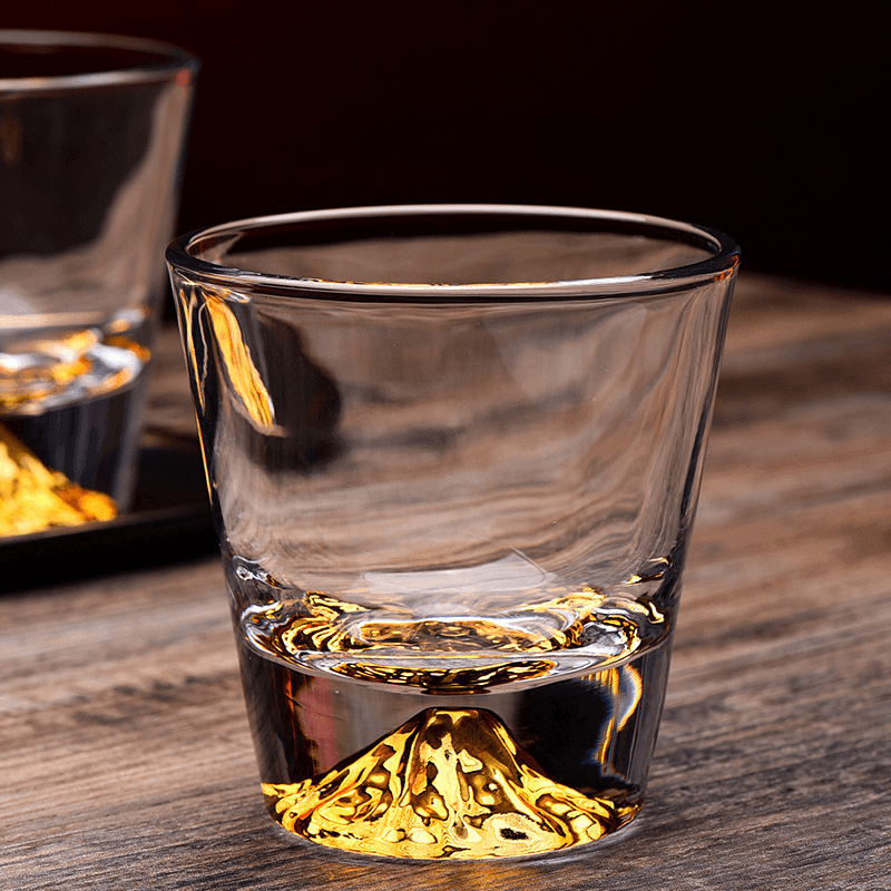 Zestaw szklanek do whisky Edo Kiriko, ręcznie cięty japoński kryształ