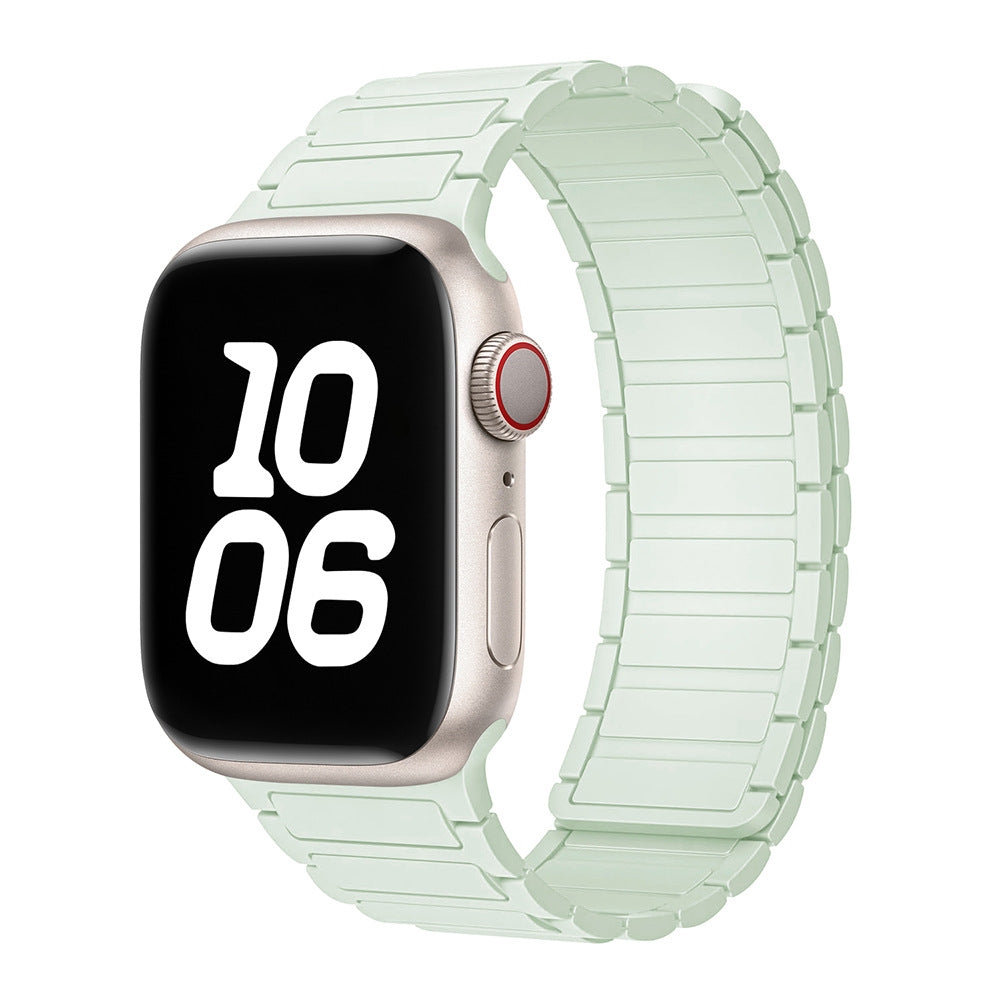 Pulseira NexaLoop para Apple Watch, fecho de loop magnético em silicone
