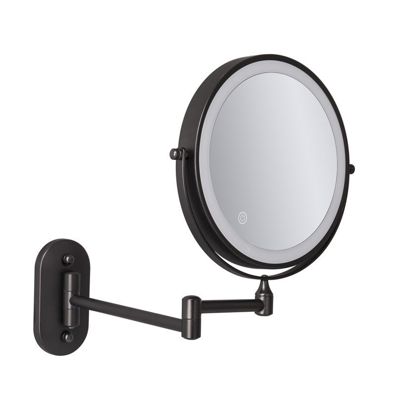 Specchio da barba a parete Luxa LED, ricaricabile, ingrandimento 3X o 10X