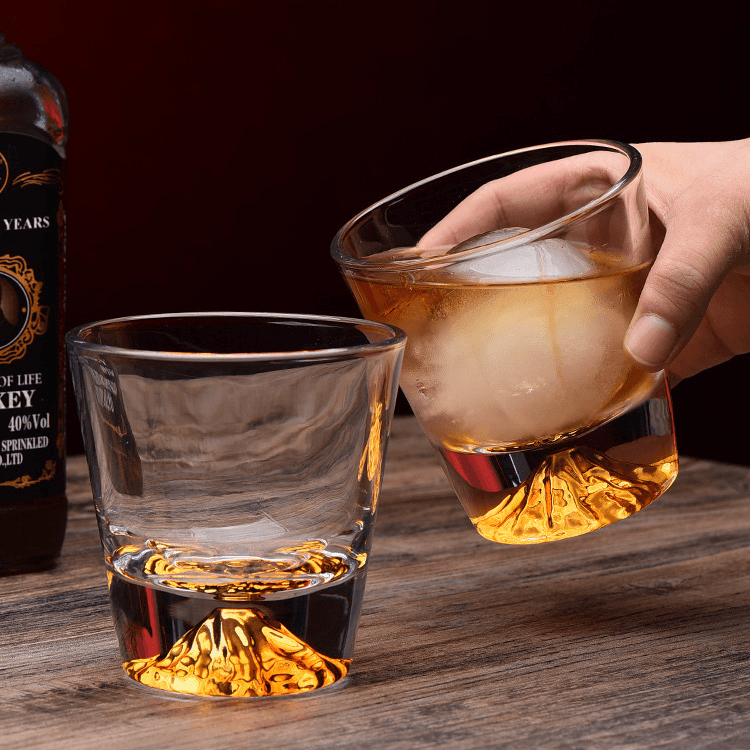 Zestaw szklanek do whisky Edo Kiriko, ręcznie cięty japoński kryształ