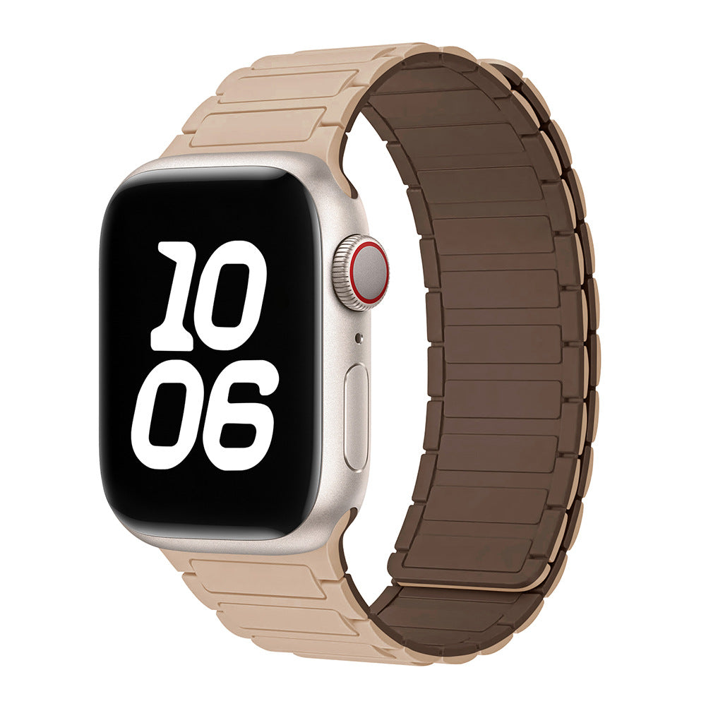 Pulseira NexaLoop para Apple Watch, fecho de loop magnético em silicone