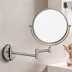 Specchio da barba a parete Luxa LED, ricaricabile, ingrandimento 3X o 10X