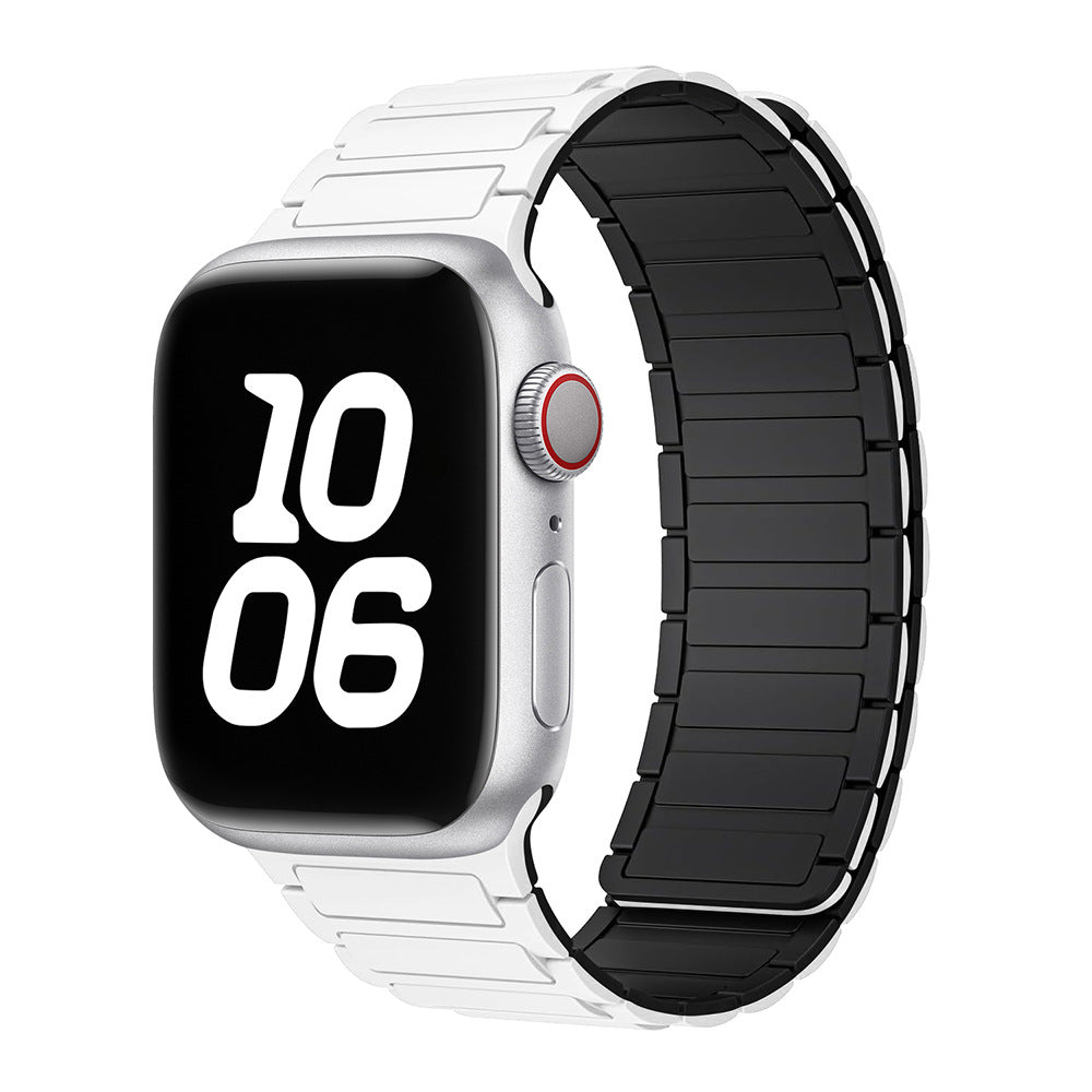 Pulseira NexaLoop para Apple Watch, fecho de loop magnético em silicone