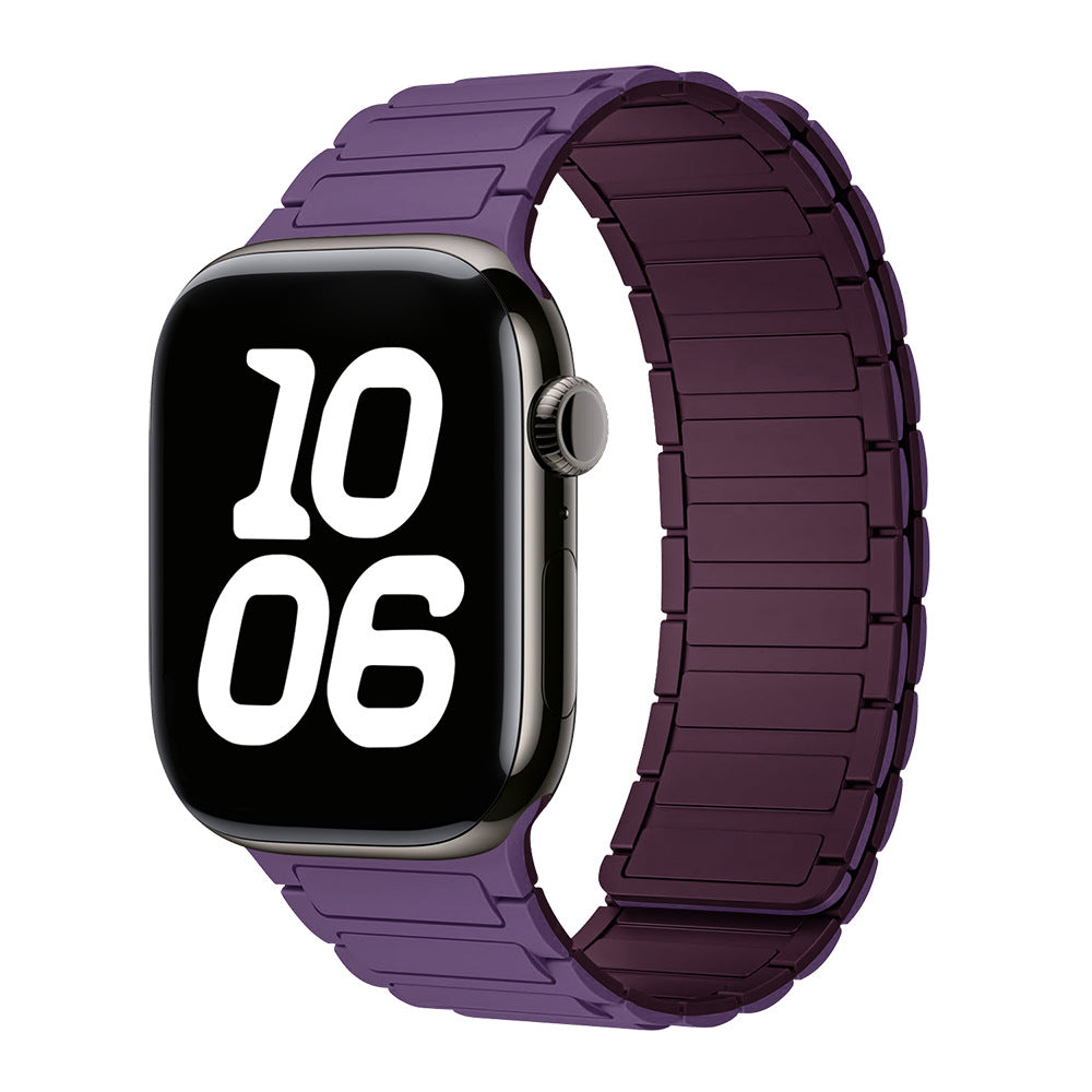 Pulseira NexaLoop para Apple Watch, fecho de loop magnético em silicone