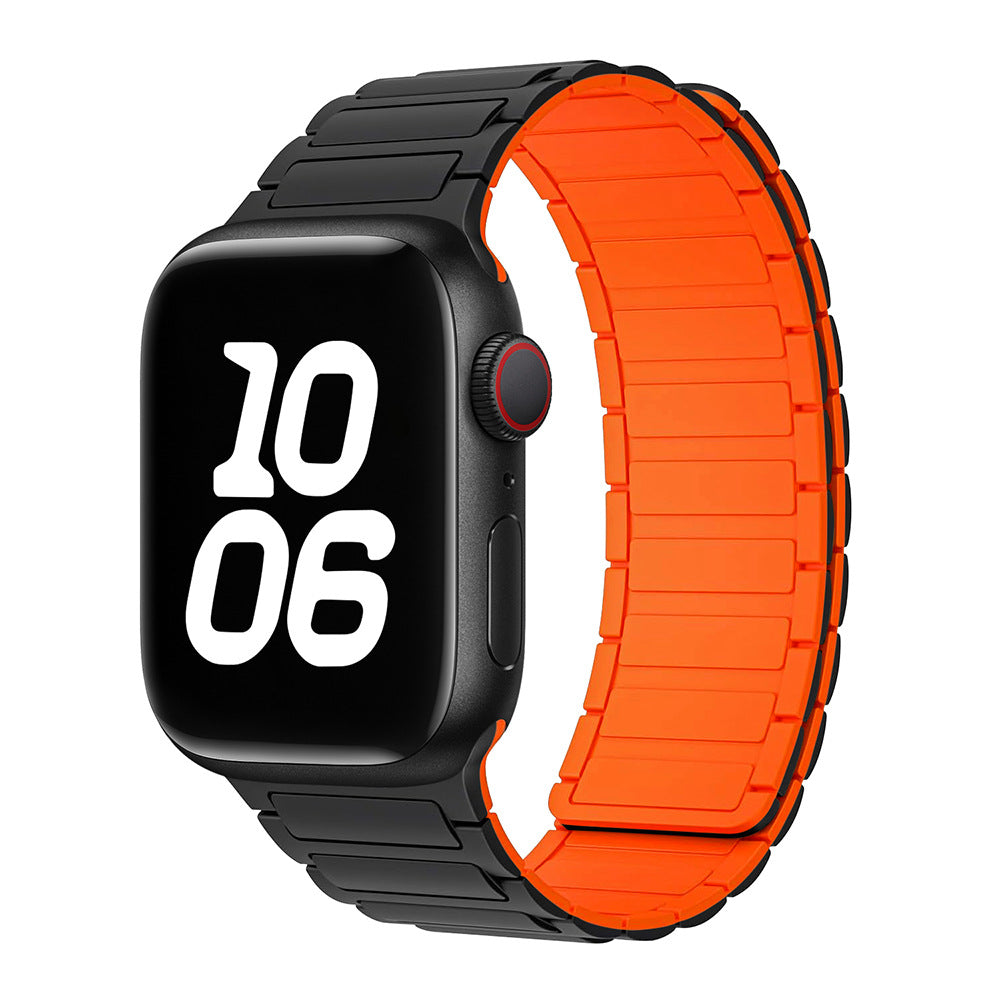 Pulseira NexaLoop para Apple Watch, fecho de loop magnético em silicone