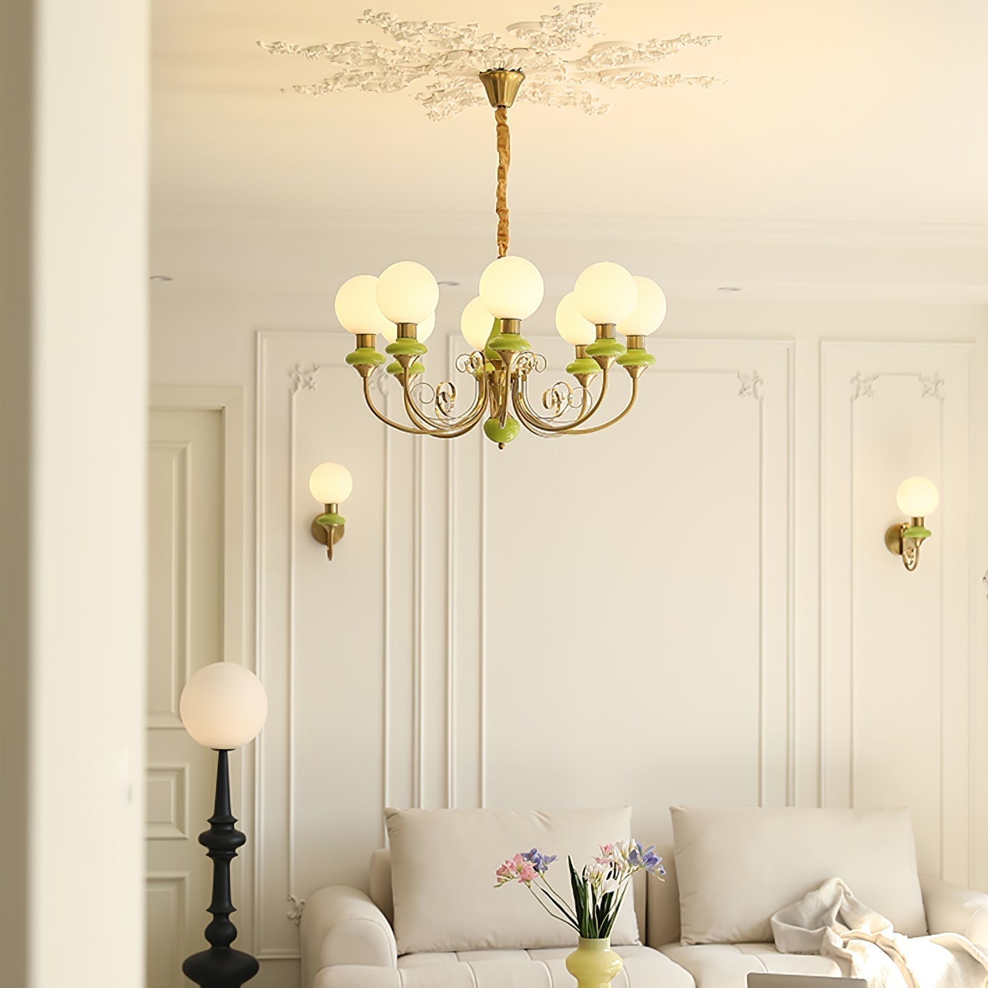 Evanthe Chandelier Glass | Fioriscas