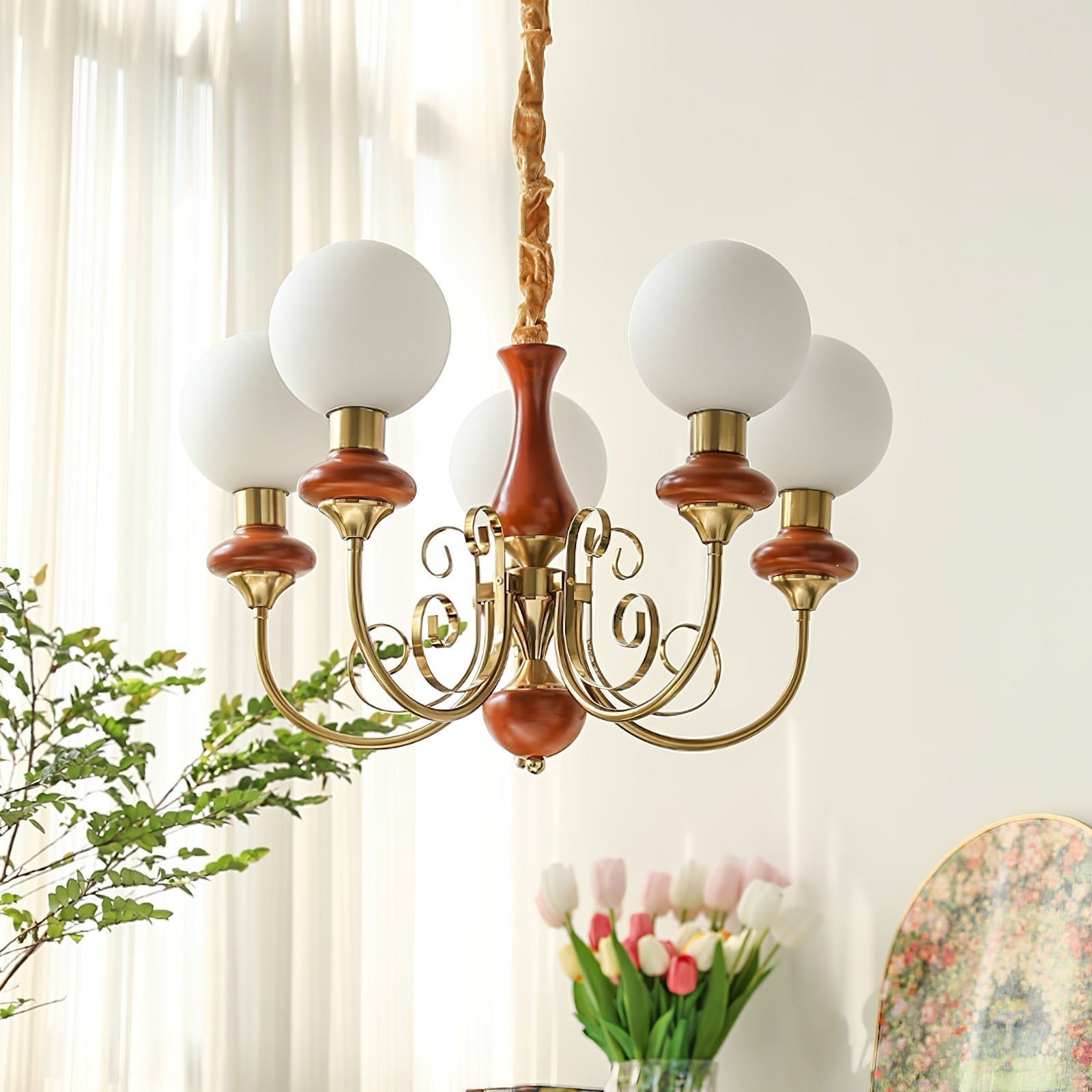 Evanthe Chandelier Glass | Fioriscas