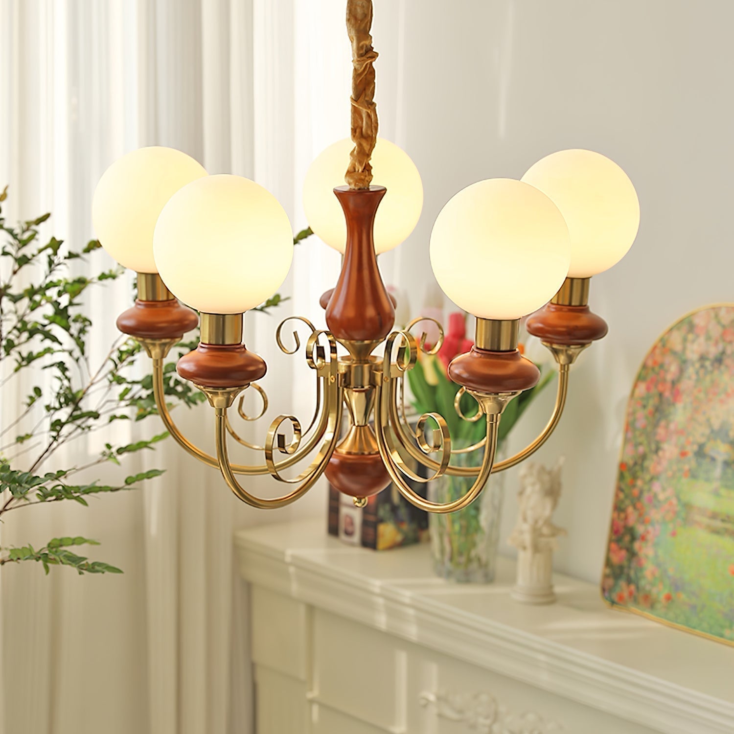 Evanthe Chandelier Glass | Fioriscas