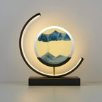 Lámpara LED de arte con arena CalmSands con aplicación y control remoto, 4 colores