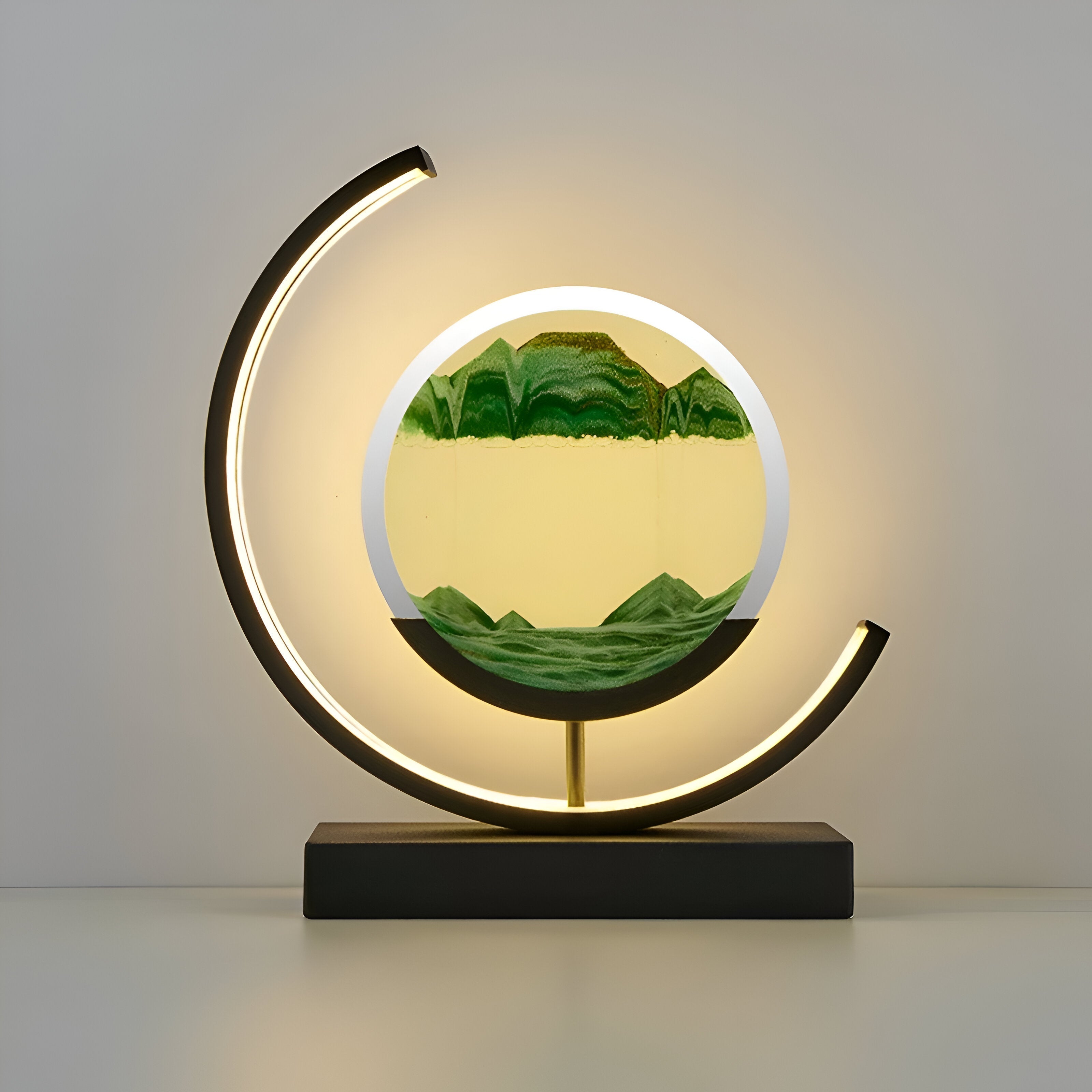 Lámpara LED de arte con arena CalmSands con aplicación y control remoto, 4 colores