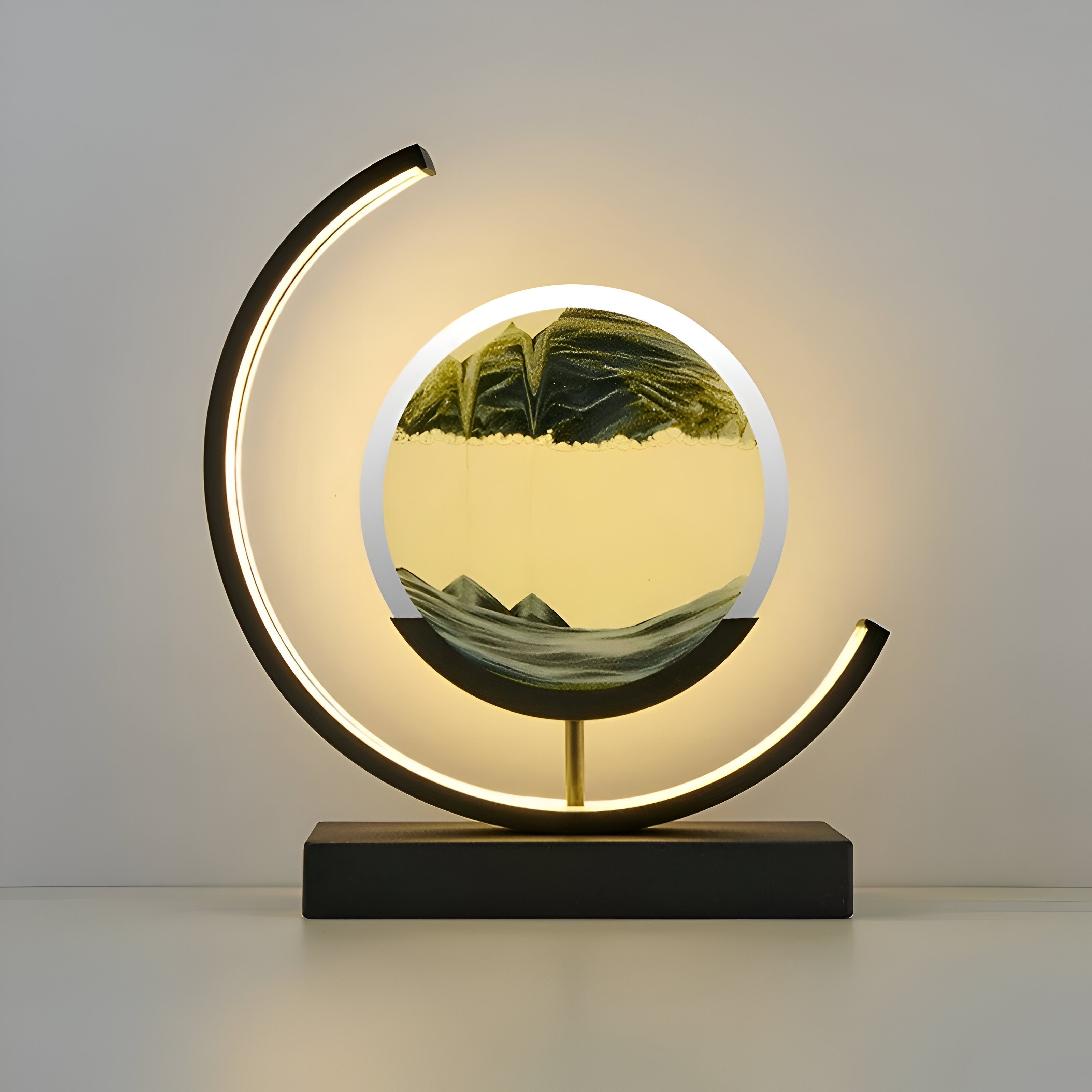 Lámpara LED de arte con arena CalmSands con aplicación y control remoto, 4 colores