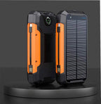 Solarny powerbank 30 000 mAh EclipseVolt, wodoodporny, z bezprzewodowym ładowaniem Qi