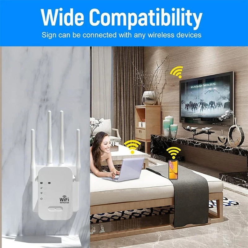 AstraLink Outdoor WiFi Range Extender, Dual-Band 2.4G/5G for Garden Use
