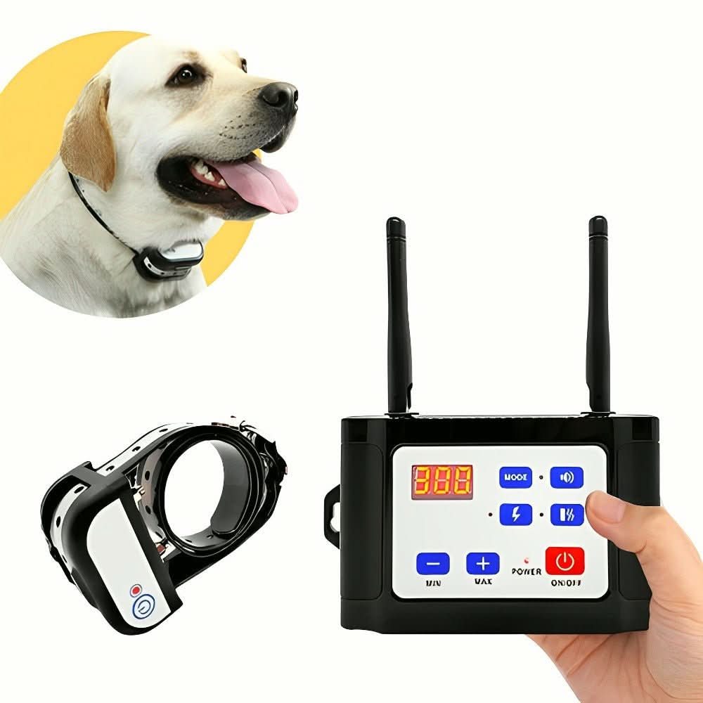 Kabelloses Hundezaund und Trainingshalsband-System - Fioriscas