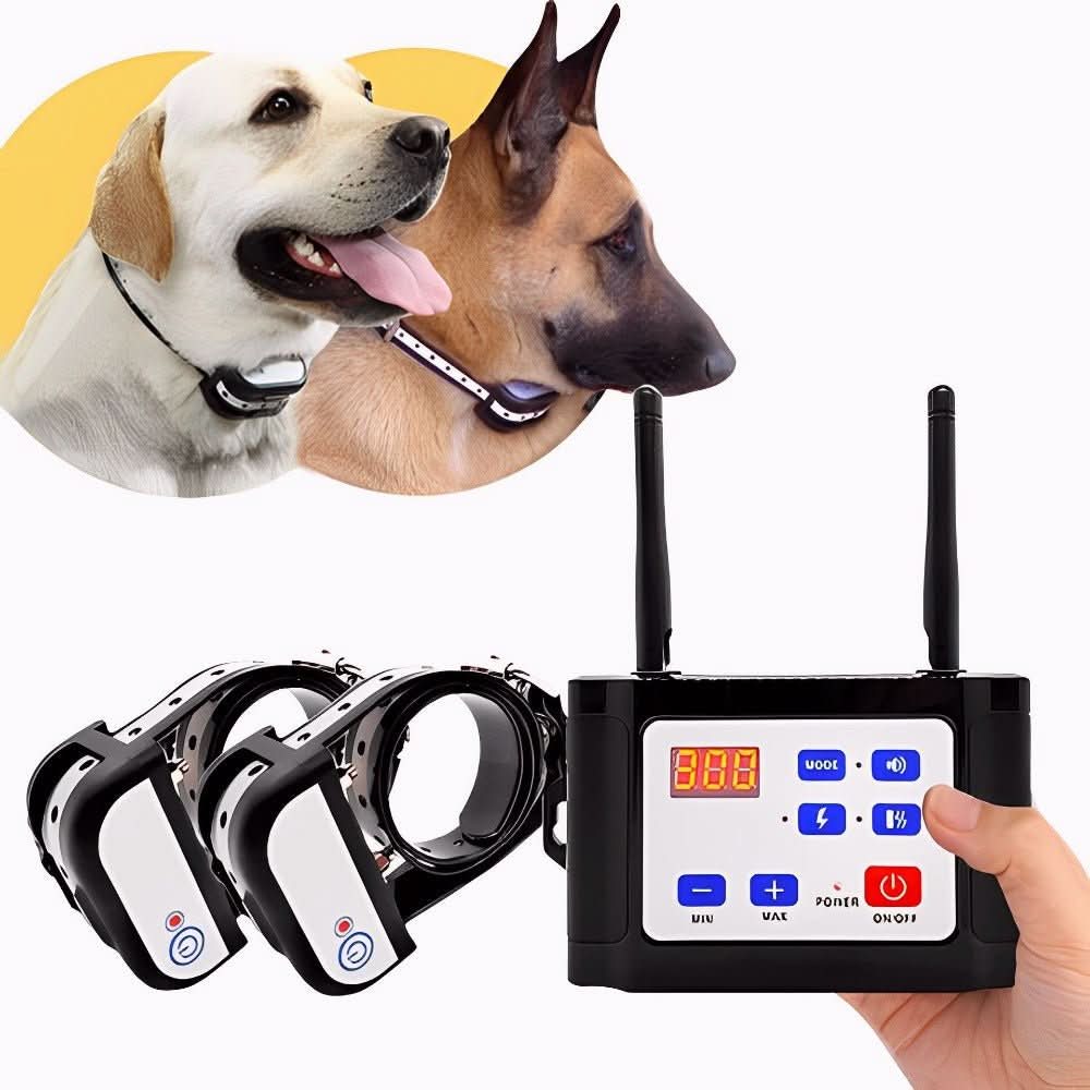 Kabelloses Hundezaund und Trainingshalsband-System - Fioriscas