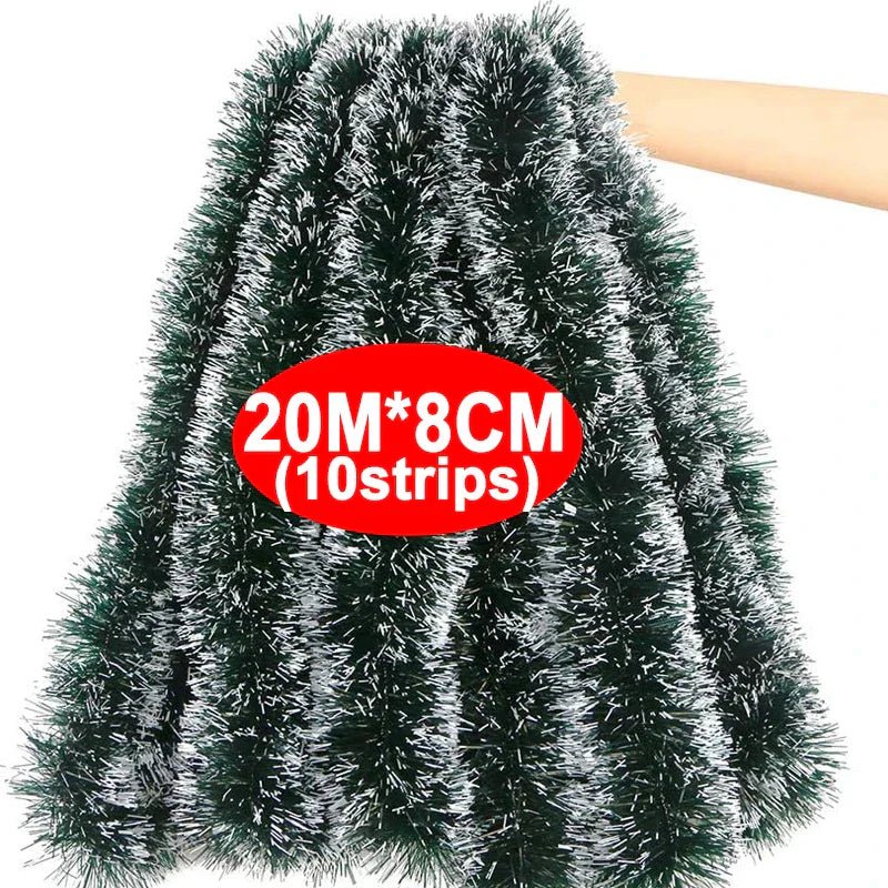 Premium Green Decorative Ribbon for Wreaths and Christmas Tree Decoration - Fioriscas
