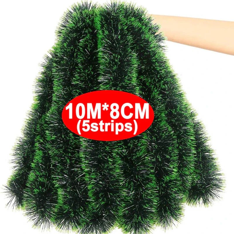 Premium Green Decorative Ribbon for Wreaths and Christmas Tree Decoration - Fioriscas