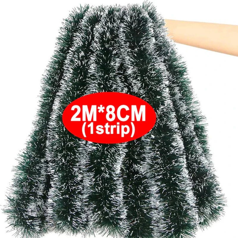 Premium Green Decorative Ribbon for Wreaths and Christmas Tree Decoration - Fioriscas