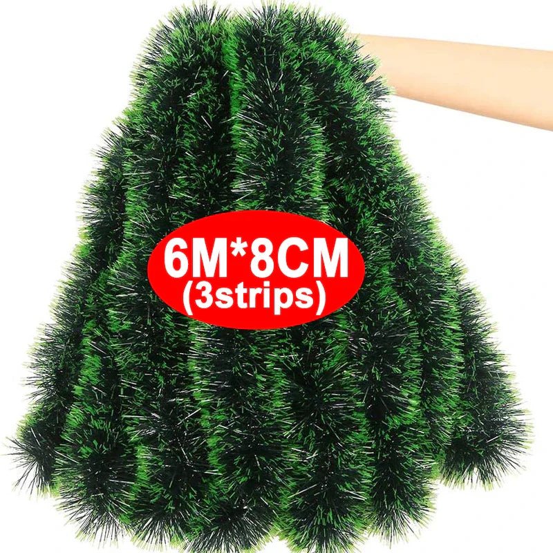 Premium Green Decorative Ribbon for Wreaths and Christmas Tree Decoration - Fioriscas