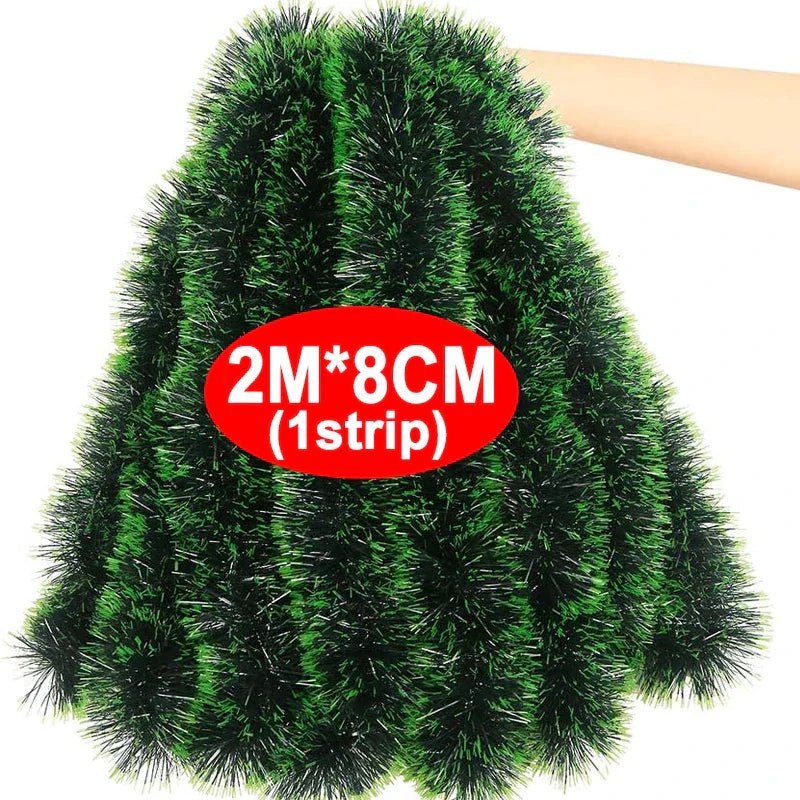Premium Green Decorative Ribbon for Wreaths and Christmas Tree Decoration - Fioriscas