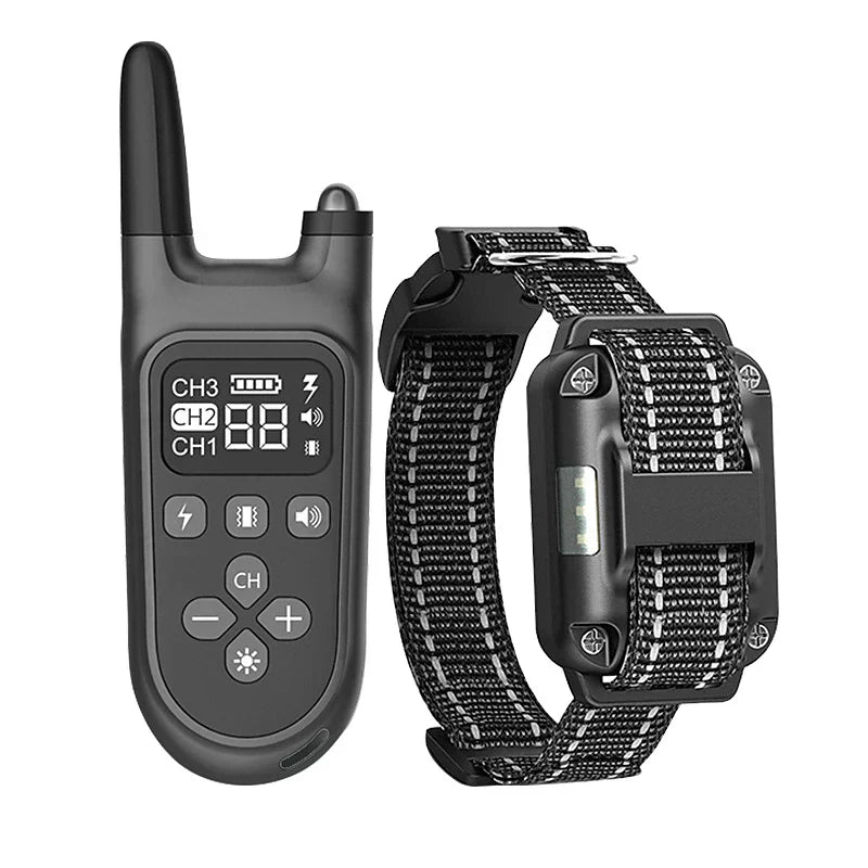 Collier de dressage pour chien à distance, NovaPaw, modes bip, vibration et stimulation électrostatique