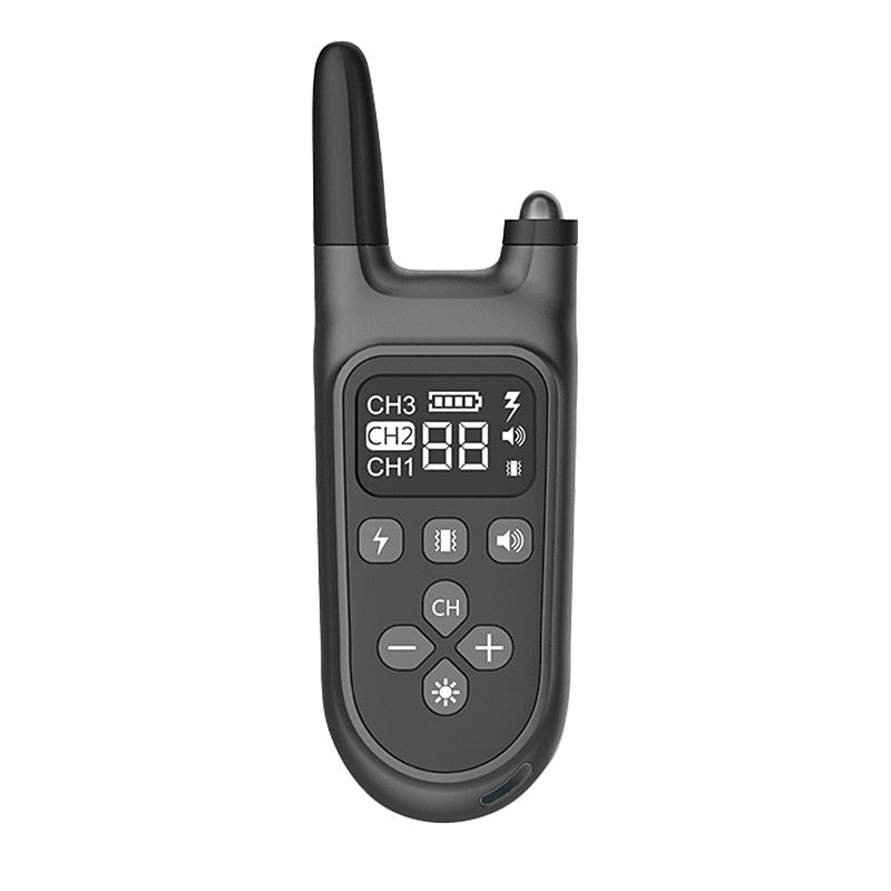 Collare per addestramento cani PawNova con telecomando LCD, modalità suono, vibrazione e scossa elettrica